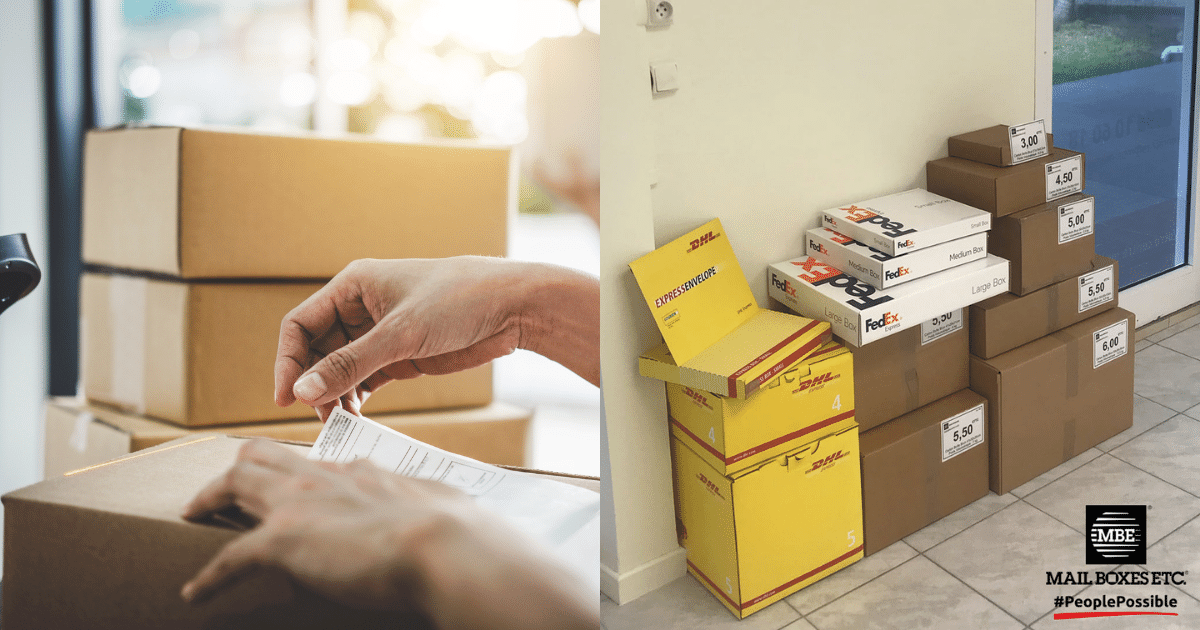 Service d'expédition de colis en Express DHL, FedEx, Chronopost - MBE Martinique